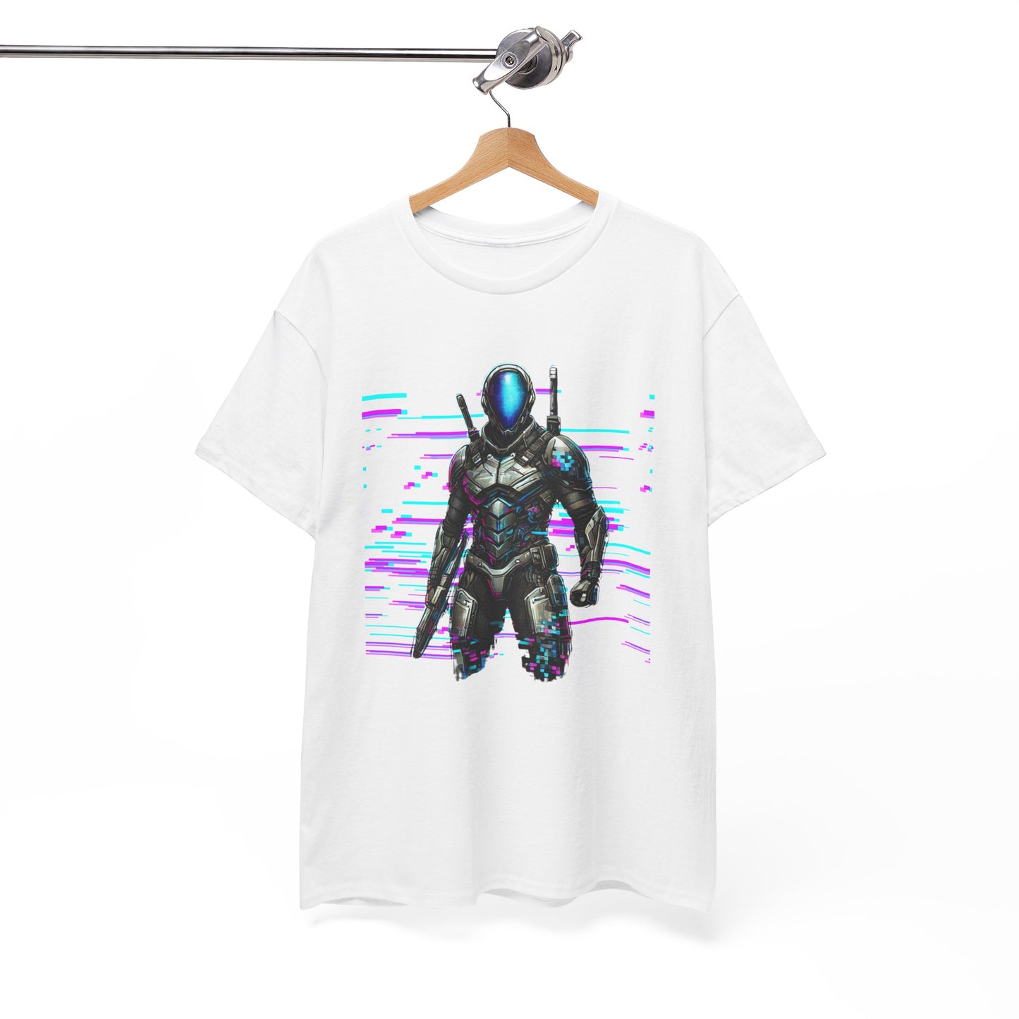 GlitchHunter - Cyberpunk Hacker T-shirt