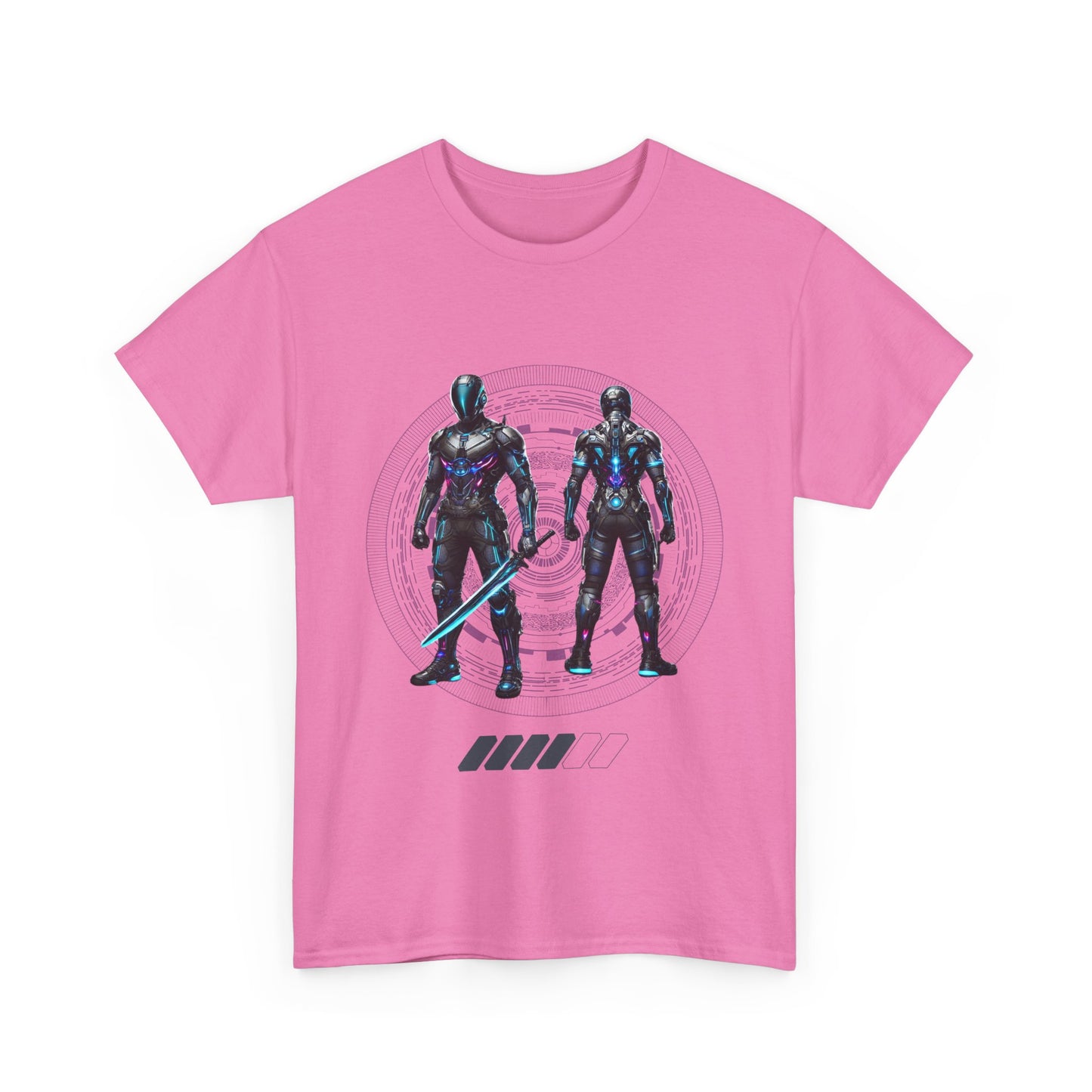 CyberSentinel - Futuristic Warrior T-shirt